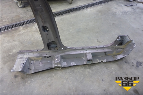 Порог со стойкой левый для Hyundai Santa Fe с 2012-2018г (Санта Фе)