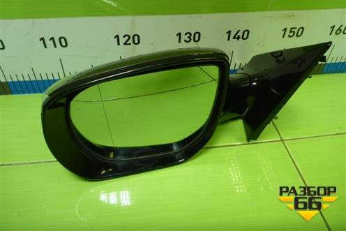 Зеркало левое электрическое (10 контактов) (876102W021) для Hyundai Santa Fe с 2012-2018г (Санта Фе)