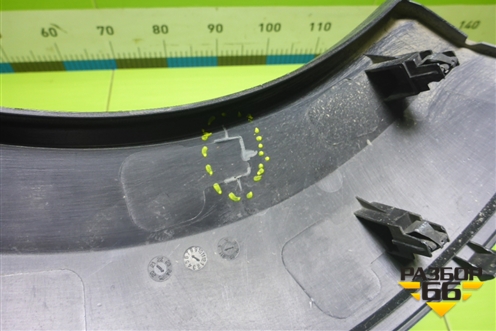 Накладка заднего крыла левого (5006150XKN04A) для Haval Dargo с 2022г (Дарго)