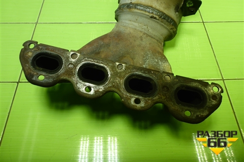 Коллектор выпускной с катализатором (1.6л F16D4) (55572914) для Chevrolet Aveo (Т300) с 2011г (Авео Т300)