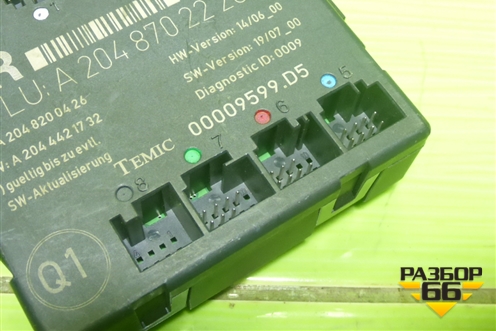 Блок комфорта (передней правой двери) (A2048702226) для Mercedes Benz C-Klass W204 с 2007-2014г (Ц)