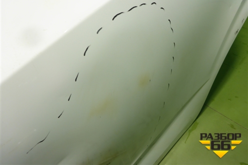 Дверь задняя левая (седан) (95330582) для Chevrolet Aveo (Т300) с 2011г (Авео Т300)