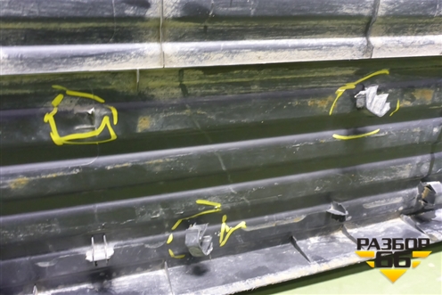 Бампер задний (6702804100BU01AA) для Changan Hunter Plus с 2020-2025г (Хантер Плюс)