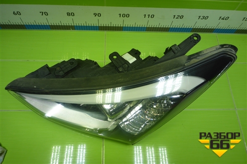 Фара левая (до 2015г ксенон с блоком и лампой) (921012W000) для Hyundai Santa Fe с 2012-2018г (Санта Фе)