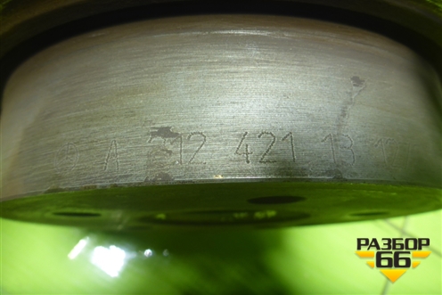 Диск тормозной передний вентилируемый (A2124211312) для Mercedes Benz C-Klass W204 с 2007-2014г (Ц)