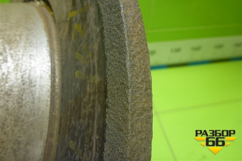 Диск тормозной задний (1K0615601AD) для Volkswagen Tiguan с 2011-2016г (Тигуан)