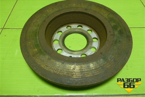 Диск тормозной задний (1K0615601AD) для Volkswagen Tiguan с 2011-2016г (Тигуан)