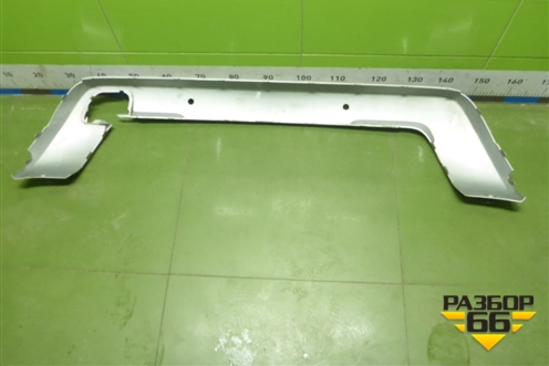 Накладка заднего бампера (под парктроник) (850703876R) для Renault Duster II с 2021г (Дастер)