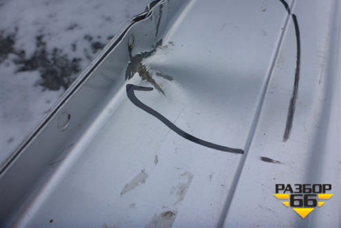 Порог со стойкой правый (5ти дверный хетчбэк) для Ford Focus 2 с 2005-2008г (Фокус)