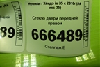 Стекло двери передней правой (824212S000) для Hyundai ix 35 с 2010г (Ай икс 35)
