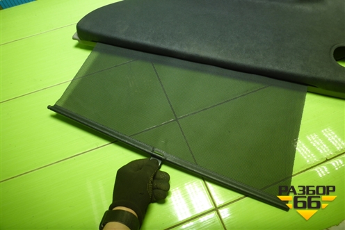 Обшивка двери задней правой под электрику (со шторкой седан) (156016641) для Renault Megane 2 с 2002-2009г (Меган)