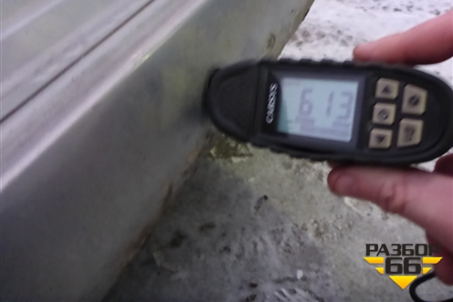 Порог со стойкой правый для Renault Megane 2 с 2002-2009г (Меган)