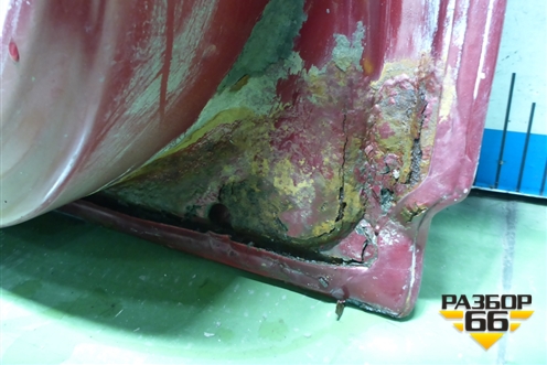 Дверь задняя левая (821017311R) для Renault Logan с 2004-2015г (Логан)