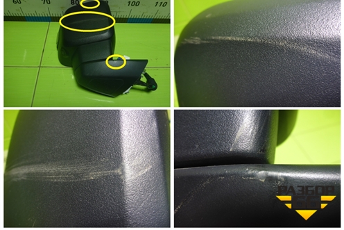 Зеркало правое электрическое (10 контактов+камера) (8202140XKM14B) для Tank 300 с 2021-2025г