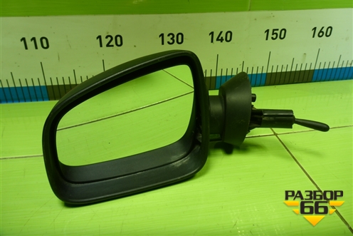 Зеркало левое механическое для Renault Logan с 2004-2015г (Логан)