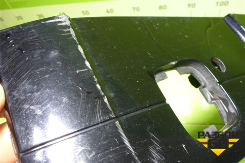 Накладка переднего бампера (под гос номер и парктроники) (602000400AA) для Chery Tiggo 8 с 2018г (Тиго 8)