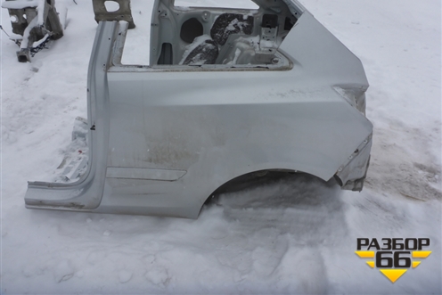 Крыло заднее левое (3-х дверный кузов) для Opel Corsa D с 2006-2014г (Корса Д)