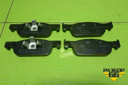 Колодки тормозные передние (новые) (410605536R) для Renault Sandero с 2013-2022г (Сандеро)