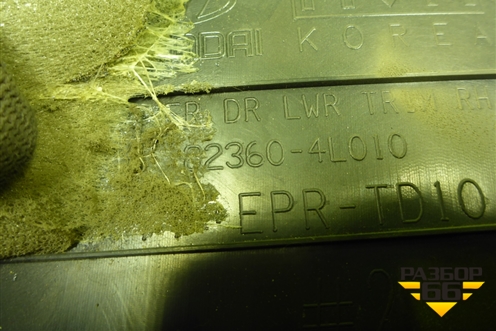 Обшивка двери передней правой под электрику (823604L010) для Hyundai Solaris с 2010-2016г (Солярис)