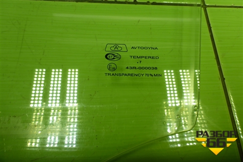 Стекло двери передней левой для Daewoo Matiz с 1998-2015г (Матиз)