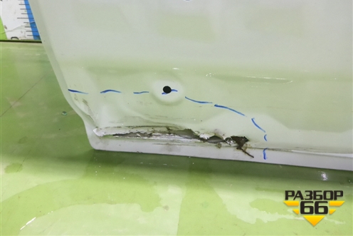 Дверь задняя левая (LR036403) для Land Rover Range Rover 4 с 2013-2022г (Вог)