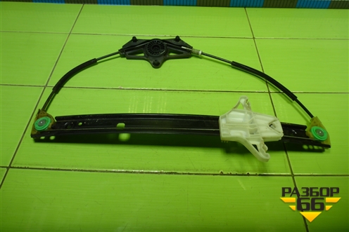 Стеклоподъёмник электрический задний левый (без моторчика) (5E0839461) для Skoda Octavia (A7) с 2013г (Октавия)