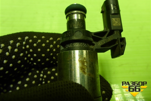 Форсунка инжекторная электрическая (1.4л CZD) (04E906036T) для Skoda Octavia (A7) с 2013г (Октавия)