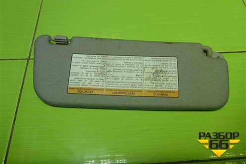 Козырёк солнцезащитный левый для Chevrolet Lanos с 2004г (Ланос)