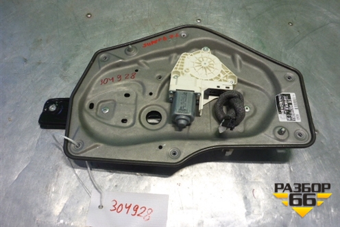 Стеклоподъёмник электрический задний левый (седан в сборе) (3T5839401A) для Skoda Superb с 2008-2015г (Суперб)