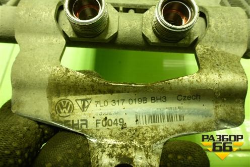 Радиатор маслоохладитель КПП (7L0317019B) для Volkswagen Touareg c 2002-2010г (Туарег)