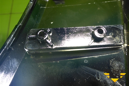 Накладка переднего бампера левая (верхняя после 2015г) (6407A145) для Mitsubishi Outlander с 2012-2024г (Аутлендер)