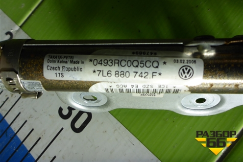 Подушка безопасности боковая левая (7L6880742F) для Volkswagen Touareg c 2002-2010г (Туарег)