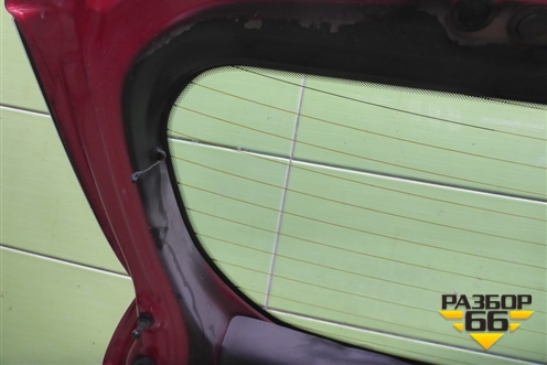 Дверь багажника со стеклом (737004L200) для Hyundai Solaris с 2010-2016г (Солярис)