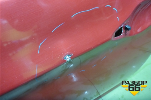 Дверь передняя левая (760034L000) для Hyundai Solaris с 2010-2016г (Солярис)