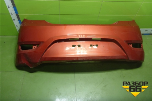 Бампер задний (до 2014г хетчбэк) (866114L200) для Hyundai Solaris с 2010-2016г (Солярис)