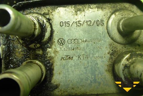 Радиатор топливный (7L6203491A) для Volkswagen Touareg c 2002-2010г (Туарег)