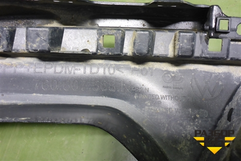 Юбка заднего бампера (760807568) для Volkswagen Touareg с 2018г (Туарег)