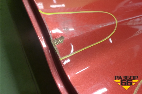 Дверь задняя левая (S111F2701030800AE) для Changan CS35 Plus с 2018г (ЦС 35 плюс)