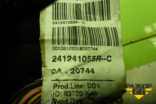 Проводка двери передней левой (241241055R) для Nissan Terrano с 2014г (Терано)