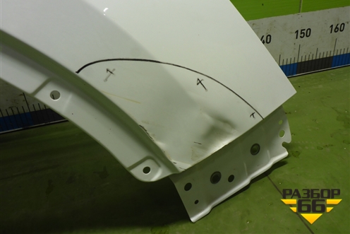 Крыло переднее правое без отверстия под повторитель (553000654AA) для Chery Tiggo 7 Pro Max с 2022г (Тиго 7 Про Макс)
