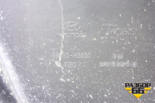 Накладка заднего бампера (до 2020г седан) (86612H0000) для Kia Rio с 2017г (Рио 4)