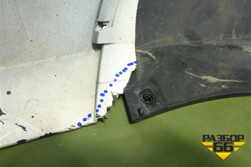 Бампер задний (под парктроник) (602002185AA) для OMODA S5 с 2022г (С5)