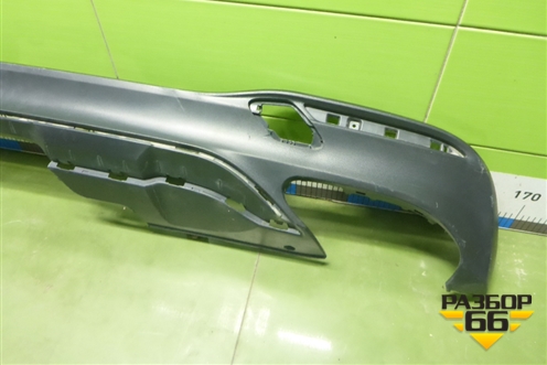 Юбка заднего бампера (AMG) (A1668851138) для Mercedes Benz GLE-Klass W166 с 2015г (ГЛЕ)