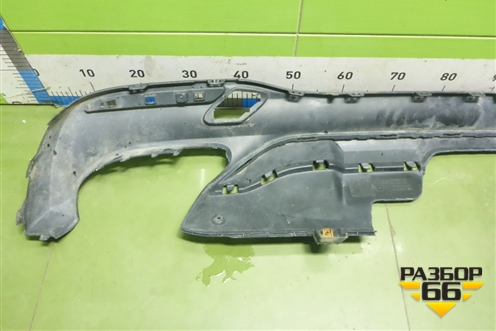 Юбка заднего бампера (AMG) (A1668851138) для Mercedes Benz GLE-Klass W166 с 2015г (ГЛЕ)