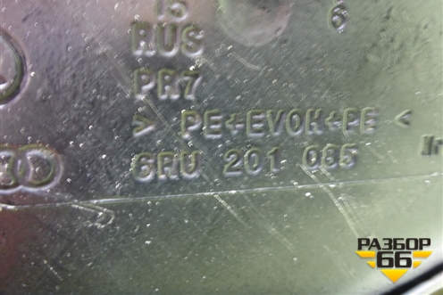 Бак топливный (6RU201085) для Volkswagen Polo (седан) с 2010г (Поло)