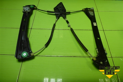 Стеклоподъёмник электрический передний левый (без моторчика) (6RU837461M) для Volkswagen Polo (седан) с 2010г (Поло)