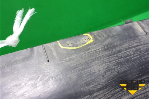 Накладка декоративная на переднюю панель (4F0807081) для Audi A6 (C6) с 2004-2011г (А6)