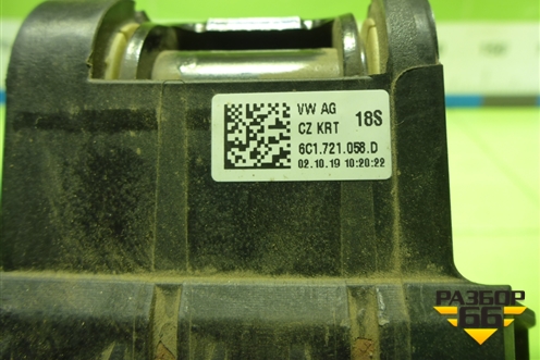 Педаль тормоза (МКПП) (6C1721058D) для Volkswagen Polo (седан) с 2010г (Поло)