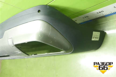 Юбка заднего бампера (под парктроник) (602003174AA) для Jaecoo J7 с 2023г (Джей7)