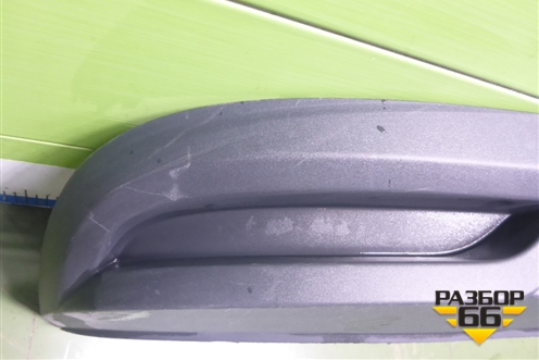 Юбка заднего бампера (60U807521) для Skoda Rapid с 2020г (Рапид)